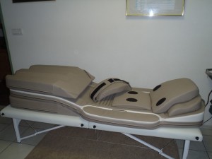 Massage bed met voeten massage 